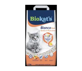 Biokat's Bianco Fresh vanilka a mandarínka Podstielka 5kg