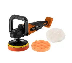 Neo Tools 04-602 / Aku bezkefová leštička / 18V / Li- ION / 6 rýchlostí / ergo rukoväť / M14 / bez batérie