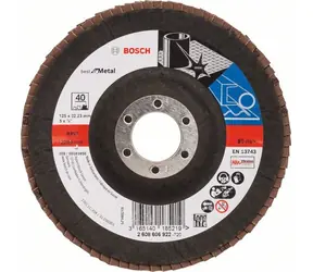 BOSCH X571 Best for Metal 2608606922 / Fibrový brúsny kotúč / Zrnitosť 40 / 125x22.23mm