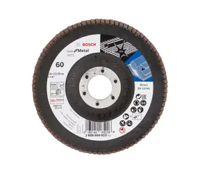 BOSCH X571 Best for Metal 2608606923 / Lamelový brúsny kotúč / Zrnitosť 60 / 125x22.23mm