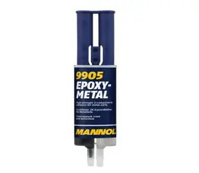 MANNOL Epoxy-Metal čierna/sivá / Epoxidové lepidlo