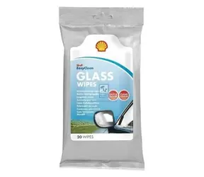 Shell Glass Wipes 20ks / Obrúsky na čistenie skla