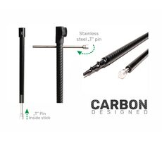 Zfish Vidlička Carbon Drill Bankstick 60-110cm