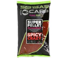 Sensas Vnadiaca zmes Super Pellet Groundbait Spicy Crazy 1kg