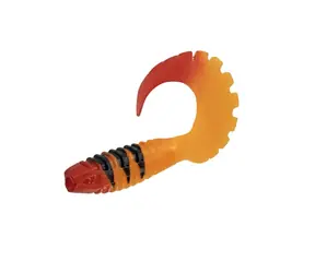 Delphin Gumová nástraha TWISTA UVs 8cm Tigera 5ks