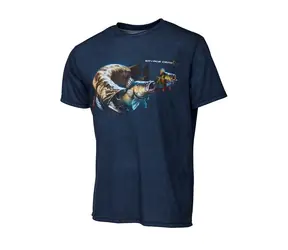 Savage Gear Tričko Cannibal Tee Blue XL