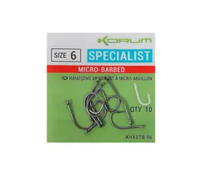 KORUM Háčik Xpert Specialist Micro Hooks Veľkosť 16 10ks