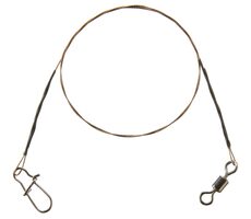 Cormoran Lanko 1x7 Wire Leader  Swivel and Snap Hook 6kg 70cm 2ks