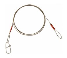 Cormoran Lanko 7x7 Wire Leader Loop and Corlock Snap Hook 13kg 60cm 2ks