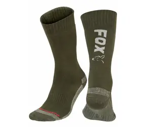 FOX Ponožky Green/Silver Thermolite Long Sock 40-43