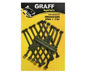 Graff Silikónový boilie príves L Hnedý 2ks