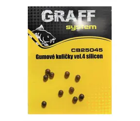 Graff Silikónové guličky Veľkosť 4 10ks