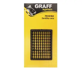 Graff Zarážky Carp plastové Čierne