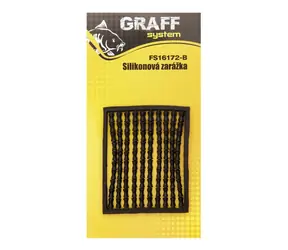 Graff Zarážky Carp silikónová Čierna