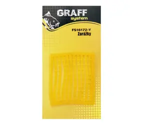 Graff Zarážky Carp silikónová Žltá