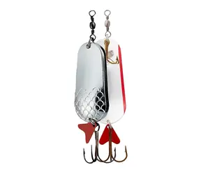 Effzett Trblietka Twin Spoon 10cm 60g Silver/Silver