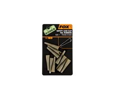 FOX Prevlek Lead Clip Tail Rubbers Veľkosť 7 10ks Trans Khaki
