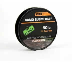 FOX Šnúrka Camo Submerge Lead Free Leaders 50lb 10m Fleck Camo