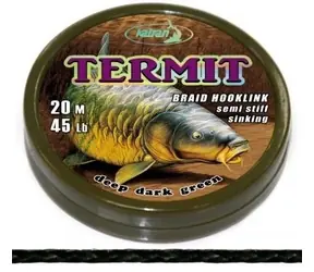Katran Šnúrka Braided Hook Link Termit 20m 35lb 15,9kg