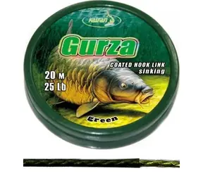Katran Šnúrka Coated Braided Hook Link Gurza 20m 15lb 6,8kg