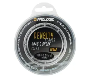 Prologic Vlasec Density Snag&Shock Leader Clear 100m 0,50mm 13,6kg 30lbs
