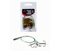 Fil Fishing Lanko Treble Hook Leader Veľkosť 2 15kg 30cm 3ks