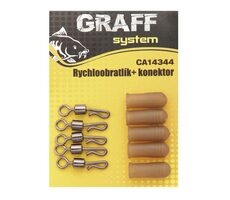 Graff Rýchloobratlík + konektor 5ks Hnedá