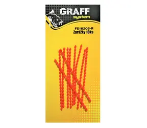 Graff Zarážky 10ks Červená