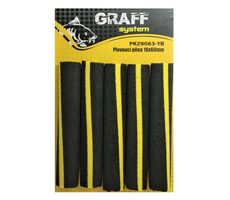 Graff Plávajúce pena 10mm x 60mm Žlto-čierna 5ks