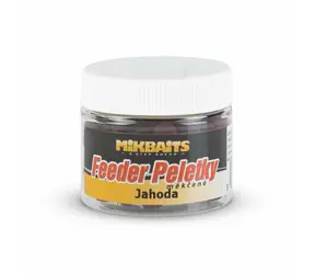 Mikbaits Mäkčené feeder peletky Jahoda 50ml