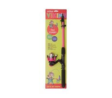 Kinetic Prút s navijakom Little Viking Tele Combo 5'6" 1,65m L 4-21g Fuchsia