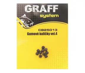 Graff Gumové guličky Veľkosť 4 10ks