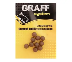 Graff Gumové guličky silikónové Veľkosť 8 10ks