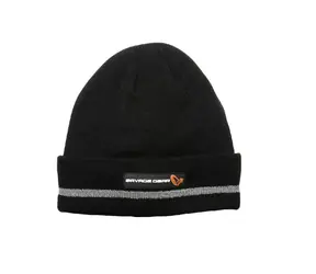 Savage Gear Čiapka Reflex Beanie Black/Reflex