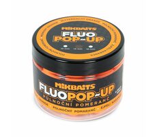 Mikbaits Plávajúce fluo boilie Polnočný pomaranč 150ml 14mm