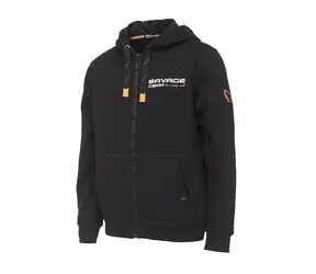 Savage Gear Mikina Urban Zip Hoodie Black Ink XL