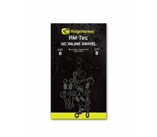 RidgeMonkey Obratlík Connexion QC Inline Swivel Veľkosť 8 8ks