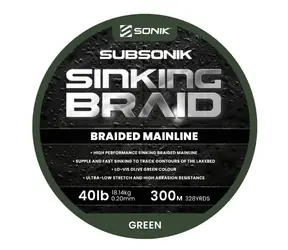 Sonik Šnúra Subsonik Sinking Braid 300m 0,20mm 40lb