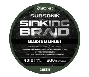 Sonik Šnúra Subsonik Sinking Braid 600m 0,20mm 40lb