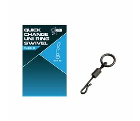 Nash Obratlík Quick Change Uni Ring Swivel 10ks