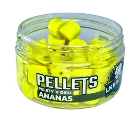 LK Baits Pelety v dipe Ananás 60g 12mm