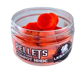 LK Baits Pelety v dipe Compot NHDC 60g 17mm