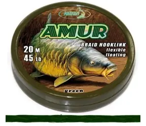 Katran Šnúrka Braided Hook Link Amur 20m 25lb 11,4kg