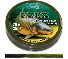 Katran Šnúrka Braided Hook Link Flex 20m 25lb 11,4kg