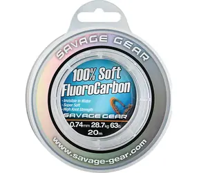 Savage Gear Vlasec Soft Fluoro Carbon 15m 0,81mm 33kg 73lb