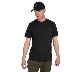 FOX Tričko Collection Black/Orange T-Shirt M