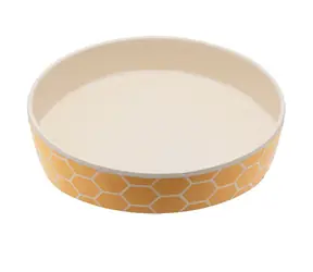 BeCoThings BecoBowl - Bambusová - honeycomb / Miska pre mačku
