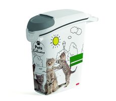 Curver Kontajner na krmivo - vzor mačky 23l/10kg