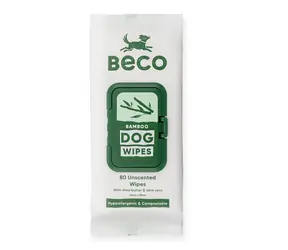 BeCoThings Beco čistiace obrúsky pre psov (kokosová vôňa) 80ks 