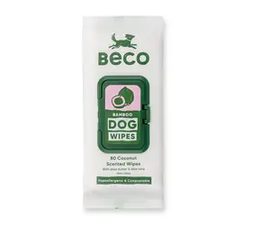 BeCoThings Beco čistiace obrúsky pre psov (neparfémované) 80ks 